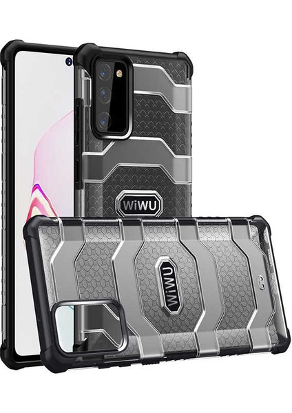 Galaxy Note 20 Kılıf Tank Kabartmalı Wiwu Voyager Kapak