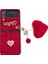 Samsung Galaxy Z Flip 3 Kendin Yap Aşk Peluş Kolye Cep Telefonu Kılıfları (Yurt Dışından) 1