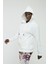 Krem Kapüşonlu Sweatshirt 4