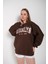 Kadın Oversize Brooklyn Citylights Baskılı Sweatshirt 3