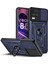 Oppo Realme 8 5g Için Kaydırmalı Kamera Kapaklı ve Halka Tutucu Standlı Sağlam Zırh Koruma Çantası Kılıf (Yurt Dışından) 1