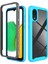 Samsung Galaxy A03 Core Için Çift Katmanlı Şeffaf Bumper Tam Koruma Kapaklı Kılıf (Yurt Dışından) 1