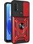 Motorola Moto G Power Için Kaydırmalı Kamera Kapaklı ve Halka Tutucu Standlı Sağlam Zırh Koruma Çantası Kılıf (Yurt Dışından) 1