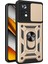 Xiaomi Poco X4 Pro 5g Için Kaydırmalı Kamera Kapaklı ve Halka Tutucu Standlı Sağlam Zırh Koruma Çantası Kılıf (Yurt Dışından) 1
