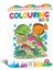 Colourıng Book Boyama Kitabı Seti + 6lı Boyama Kalemi Hediyeli 3