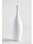 Beyaz Dar Ağızlı Seramik Vazo 1