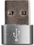 HY-XO33 Siyah Type C F To USB M Metal Gövdeli Otg Çevirici 1