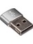 HY-XO33 Siyah Type C F To USB M Metal Gövdeli Otg Çevirici 3
