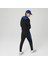 Erkek Slim Fit Kapüşonlu Baskılı Siyah Sweatshirt 2