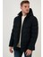 Slim Fit Kapüşonlu Cepli Mont Erkek Mont 6274818 2