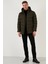 Slim Fit Kapüşonlu Cepli Mont Erkek Mont 6274818 1