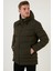 Slim Fit Kapüşonlu Cepli Mont Erkek Mont 6274818 4