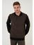Pamuklu Regular Fit Düğmeli Polo Yaka Sweat Erkek Sweat 5905211 1
