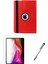 Ipad 7.8.nesil 10.2 Inç Uyumlu Dönerli Tablet Kılıfı Seti Ekran Koruyucu+Kalem Ipad Tablet Seti iPad Tablet Seti 1