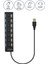 7 Port USB Çoklayıcı Süper Hızlı 2.0 7 Adet Bağlantı Noktalı USB Çoğaltıcı Veri Şarj Kablosu USB Coklayıcı 3.0 4
