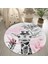 Nesa_Decor Dijital Baskı Yıkanabilir Kaymaz Dokuma Taban Zürafa Desenli Halı Yolluk ve Çocuk Halısı 2