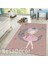 Nesa_Decor Prenses Ay Yıldız Desenli Hd Dijital Baskılı Dokuma Taban Yıkanabilir Kız Çocuk Odası Halısı 1