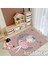 Nesa_Decor Prenses Ay Yıldız Desenli Hd Dijital Baskılı Dokuma Taban Yıkanabilir Kız Çocuk Odası Halısı 2