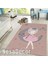 Nesa_Decor Prenses Ay Yıldız Desenli Hd Dijital Baskılı Dokuma Taban Yıkanabilir Kız Çocuk Odası Halısı 3