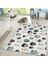 Nesa_Decor Balık Desenli Hd Dijital Baskı Yıkanabilir Kaymaz Taban Çocuk Genç Odası Halısı 1