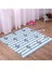 Nesa_Decor Gemici Çapa Desenli Halı Dijital Baskı Kaymaz Taban Yıkanabilir Denizci Halısı 4