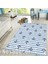 Nesa_Decor Gemici Çapa Desenli Halı Dijital Baskı Kaymaz Taban Yıkanabilir Denizci Halısı 1