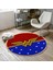 Nesa_Decor Wonder Women Kız Geç Odası Simli Süper Kahraman Halısı 1