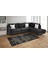 Nesa_Decor Siyah Zemin Gold Renk Mermer Desenli Halı 3