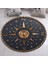 Nesa_Decor 3D Görünümlü Pusula Halısı & Dekoratif Halı & Modern Halı & Baskı Halı 3