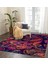 Nesa_Decor Mor Çiçek Figürlü Oturma Odası &şark Köşesi & Kış Bahçesi & Salon Halısı 2