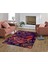 Nesa_Decor Mor Çiçek Figürlü Oturma Odası &şark Köşesi & Kış Bahçesi & Salon Halısı 3
