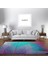 Nesa_Decor Mor Yaprak Motifli Dekoratif Salon, Oturma Odası Halısı 1