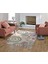 Nesa_Decor Mandala Sanat Renkli Çiçek Desenli Şık Tasarım Salon, Oturma Odası Halısı 3
