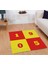 Nesa_Decor Taraftar Halısı Kaymaz Tabanl Makinede Yıkanabilir Çocuk Odası Halısı 1