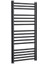 40/70CM 10 Borulu Siyah Renk Havlupan Radyatör Banyo Isıtıcı 5 Yıl Garantili 2