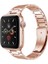 Apple Watch 42MM Wiwu Ultra Thin Steel Belt Three Beads Metal Saat Kordon Kayış Bileklik 2