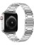 Apple Watch 38MM Wiwu Ultra Thin Steel Belt Three Beads Metal Saat Kordon Kayış Bileklik 3