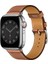 Apple Watch 44MM Wiwu Attleage Watchband Hakiki Deri Saat Kordon Kayış Bileklik 1