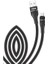 Go Des GD-UC530 Type-C USB Kablo 2.4A Hızlı Şarj Kablosu 2 Metre Data Kablo Naylon Örgü 1