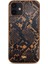 Apple iPhone 12 Pro Kılıf Kajsa Glamorous Serisi Snake Pattern Kapak 2