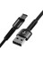 D38 Type-C USB Kablo 2A Hızlı Şarj Kablosu 120 cm Data Kablo Halat Tasarım 2