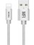 WP201 Mfı Lightning USB Kablo 2.4A Hızlı Şarj Kablosu 100 cm Naylon Örgü 1