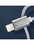 WP201 Mfı Lightning USB Kablo 2.4A Hızlı Şarj Kablosu 100 cm Naylon Örgü 4