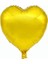 Kalp Şeklinde Gold Altın Renk Folyo Balon 1 Adet 45 cm 1