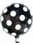 Beyaz Puantiyeli Siyah Renk Folyo Balon 1