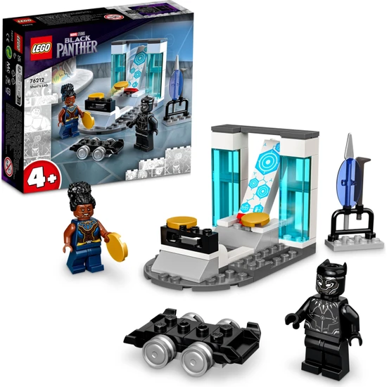 LEGO® Marvel Shuri'nin Laboratuvarı 76212 - 4 Yaş ve Üzeri Çocuklar için Black Panther Oyuncak Yapım Seti (58 Parça)