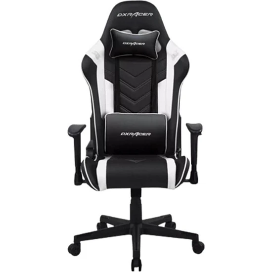 DxRacer Prince Serisi L Siyah Beyaz Oyuncu Koltuğu