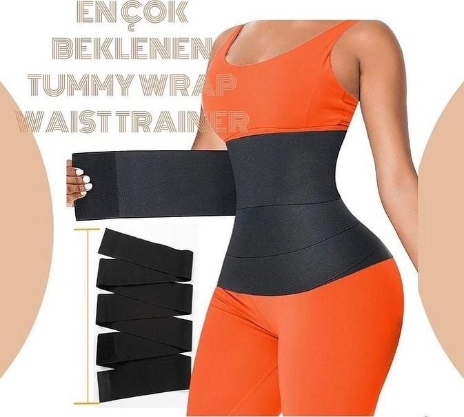 İnce Yaşam Ince Yaşam Tummy Wrap Bel Inceltici Lastik görsel 2