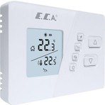 E.C.A Eca Poly Comfort 200 W Kablosuz Oda Termostadı Uzaktan Ölçüm Dijital Kontrol Beyaz
