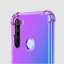 Aqua Aksesuar Xiaomi Redmi Note 8 Köşe Korumalı Şeffaf Darbe Emici Telefon Kılıfı